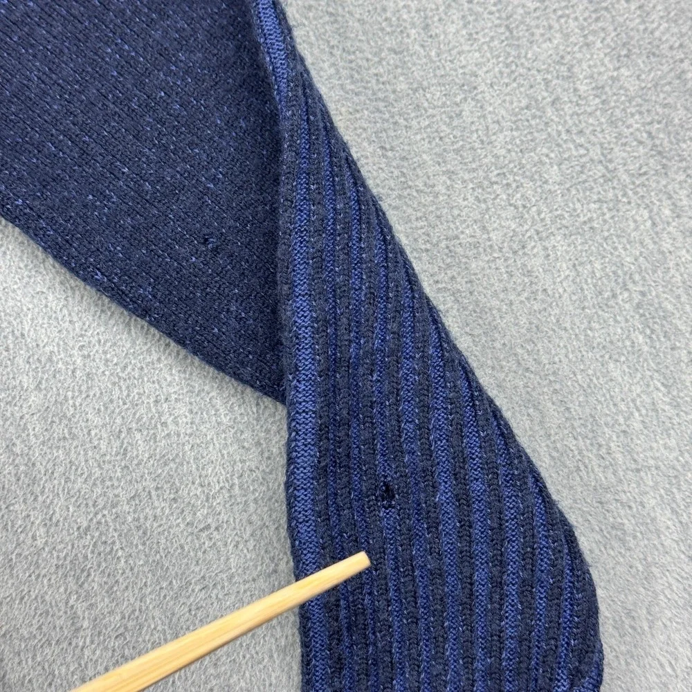 Lululemon Sweater Womens 2 Blue Feeling Balanced Knit Pullover Merino Wool Soft‎